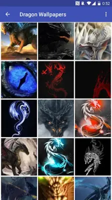 Dragon Wallpapers android App screenshot 0