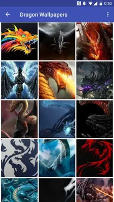 Dragon Wallpapers android App screenshot 1